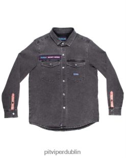 pit viper dublin Sport Denim Sport Shirt ZJ8628166